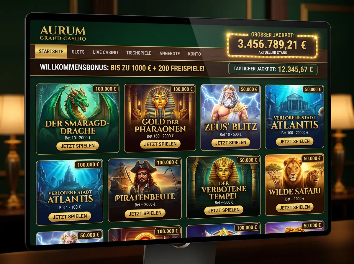 Richard — Spielsaal und Angebot